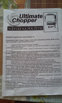 Kuchynsky robot Ultimate Chopper - 4