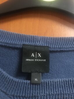 ARMANI EXCHANGE originál pánsky svetrik XL - 4
