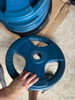 Olympíjske kotúče Dafe 2,5-5-10-15kg - 4