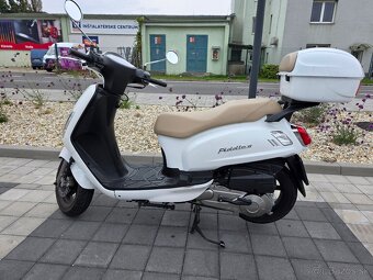 SYM Fiddle II 125s biely, 3900km - 4