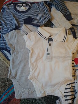 Balík chlapčenkého dojčenského oblečenia veľ. 56-68 - 4
