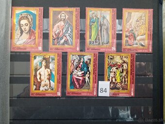 Poštové známky č.584 - AFRICKÉ ŠTÁTY - V. - 19 ks sérií - 4