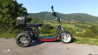 Elektrickú kolobežku Harley trojkolesový výkonný2000 W motor - 4