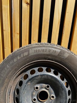 michelin Alpin 6 195/65 r15 zimne pneumatiky na diskoch - 4