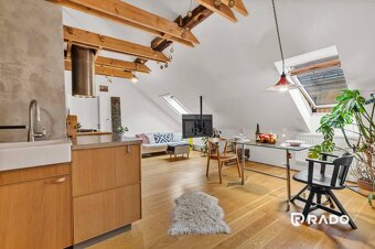 RADO | Štýlový 3i podkrovný byt s loggiou | 84m² | Staré Mes - 4