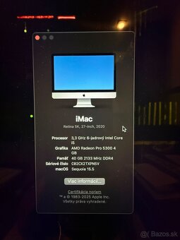 Predám Apple iMac 27, Retina 5K, 2020 - 4