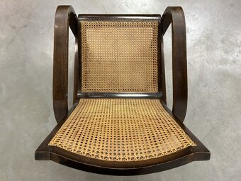 Oddychové art deco kreslo no.668 Thonet Debrecen - 4