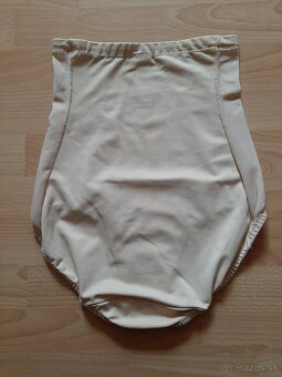 Béžové sťahovacie nohavičky Bonprix - 4