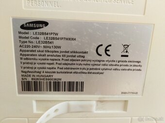 Samsung LE32B541P7W - 4