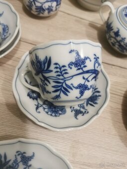 Cibulak, zwiebelmuster, čajový servis - 4