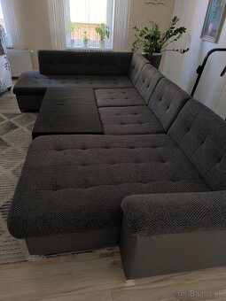 Predám sedaciu súpravu + taboretku - 4