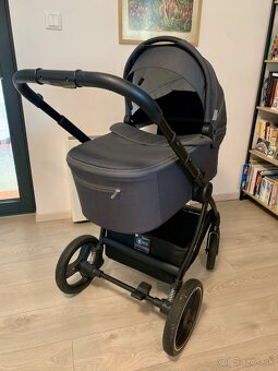 Predám kočík KINDERKRAFT SELECT Nea 2v1 Deep Grey - 4