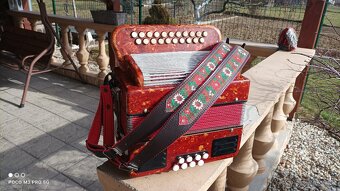Harmonika-Heligonka.Ligna,Trojhlas ,C-F. - 4