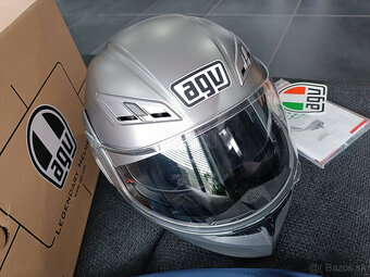 MOTOCYKLOVÁ PRILBA AGV COMPACT ST E2205 - MATT GREY L - 4