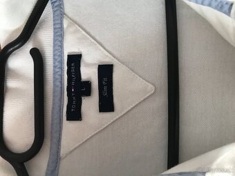 TOMMY HILFIGER originál white damske polotricko L - 4