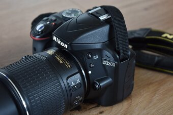 Nikon d3300 s 2x VR objektivom 18-55 afp + zoom 55-200 afs - 4