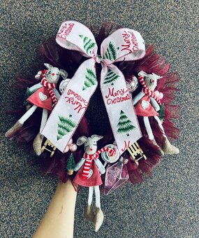 Vianočné vence na dvere 2. - 4