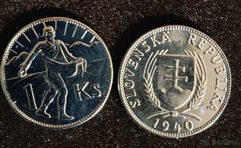 VZÁCNE MINCE REPLIKY: SLOVENSKÝ ŠTÁT-nezrealizované návrhy - 4