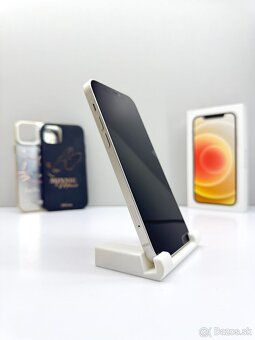 iPhone 12 WHITE TOP STAV 100% BATÉRIA - 4