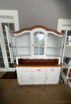 Starožitná presklená vitrína - 4