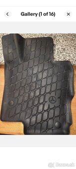 Predám skoro nove 4 ks koberec do Mercedes - 4