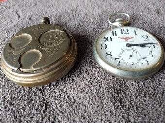 Kapesní / vreckové Tavannes Watch C9 + minciř - 4