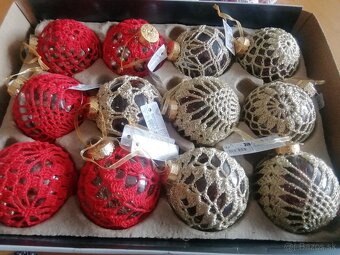 Háčkované vianočné ozdoby - 4
