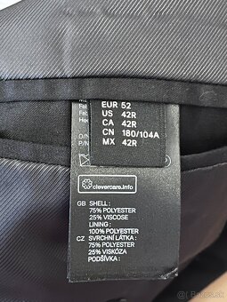 Predám čierny oblek H&M - 4