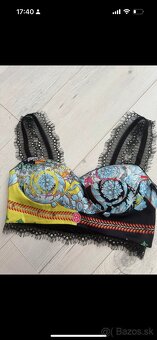 Set Versace crop top a sortky - 4