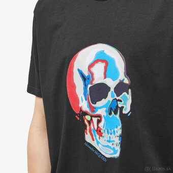 Alexander McQueen skull print tričko, veľkosť M, čisto nové - 4