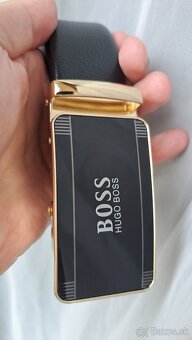 Nový opasok Hugo Boss čierny - 4