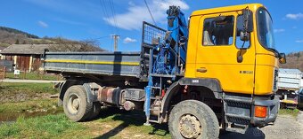 MAN 19,322 - 4x4 Trojstranný sklápač + hydraulická ruka - 4