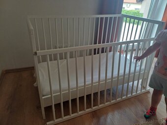 Detská postielka IKEA biela - 4