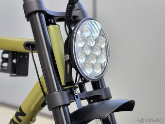 Elektrobicykel CAIMAN 35kmh/ 120km/ Dvojmiestny/Army Green - 4