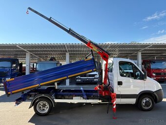 IVECO DAILY TROJSTRANNÝ SKLÁPAČ + HYDRAULICKÁ RUKA do 3,5t - 4