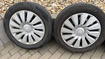 Predám plechové disky na letných pneumatikach - 4