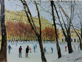 Olejomaľby,kombinované techniky - Elena Petrova Kinovar II - 4