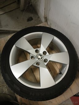 ORIGINÁL ALU DISKY ŠKODA 17" - 4