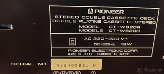 Predám double deck Pioneer, Aiwa a Universum - 4