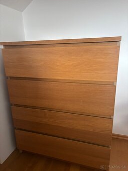 Manželská postel a komoda - 4