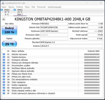 2TB a 1TB Kingston NVMe PCIe 4.0 Industrial - 4