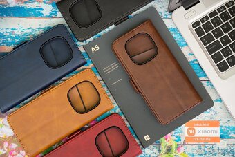Zatváracie puzdro s bočným pásikom pre Xiaomi, Redmi a Poco - 4