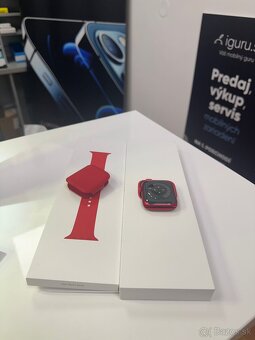 Apple watch 9 45mm Red Batéria 100% - 4