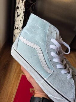 Vans SK8-HI TAPERED - Vysoké tenisky - canal blue 42.5 - 4