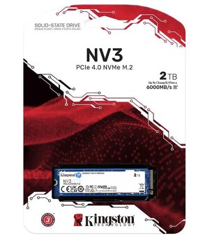 Kingston 1TB, 512GB, 2TB NVME - čítanie 6 100 MB/s - 4