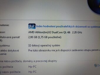 predám notebook HP COMPAQ 615 , Windows 7. - 4