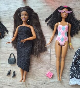 Nová bábika Barbie Extra, Color Reveal, černoška - 4