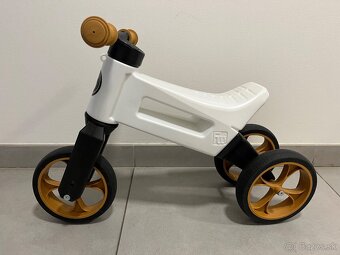 Odrážadlo FUNNY WHEELS Rider SuperSport 2v1 biele s popruhom - 4