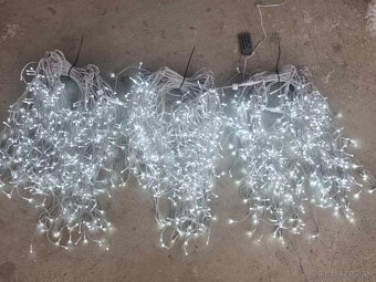 Vianočná led svetelná záclona vonkajšia - 4