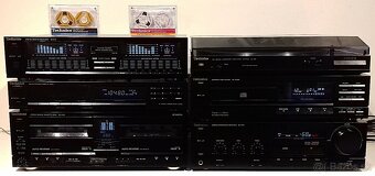 Zostava TECHNICS gramo,equalizer,tuner,CD,deck,zosiln. = M02 - 4